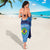 Custom Brazil Football Sarong Vamos Selecao - Blue