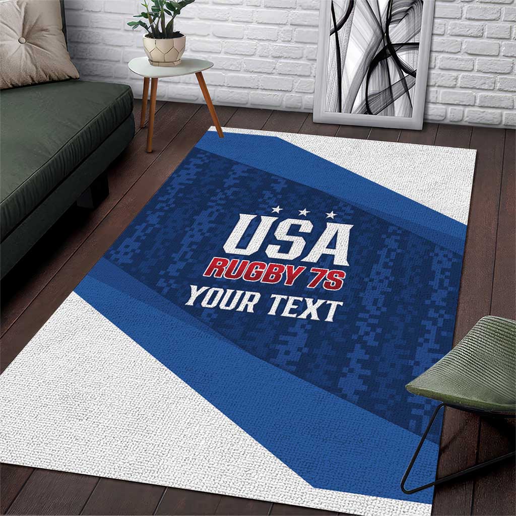 Custom USA Rugby 2025 Area Rug Go Champions Eagles - Wonder Print Shop