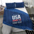 Custom USA Rugby 2025 Bedding Set Go Champions Eagles - Wonder Print Shop