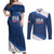 Custom USA Rugby 2025 Couples Matching Off Shoulder Maxi Dress and Long Sleeve Button Shirt Go Champions Eagles - Wonder Print Shop