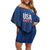 Custom USA Rugby 2025 Family Matching Off Shoulder Short Dress and Hawaiian Shirt Go Champions Eagles - Wonder Print Shop