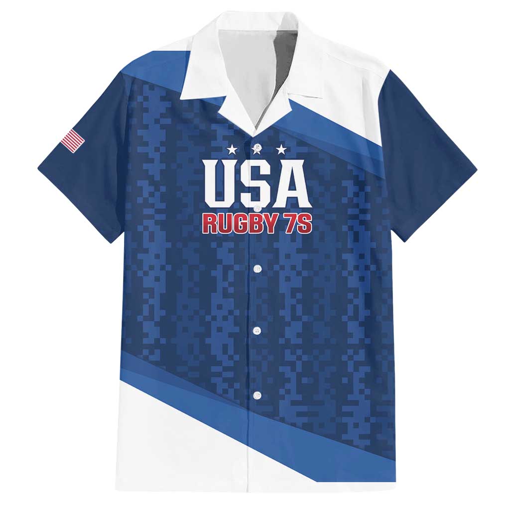 Custom USA Rugby 2025 Hawaiian Shirt Go Champions Eagles - Wonder Print Shop