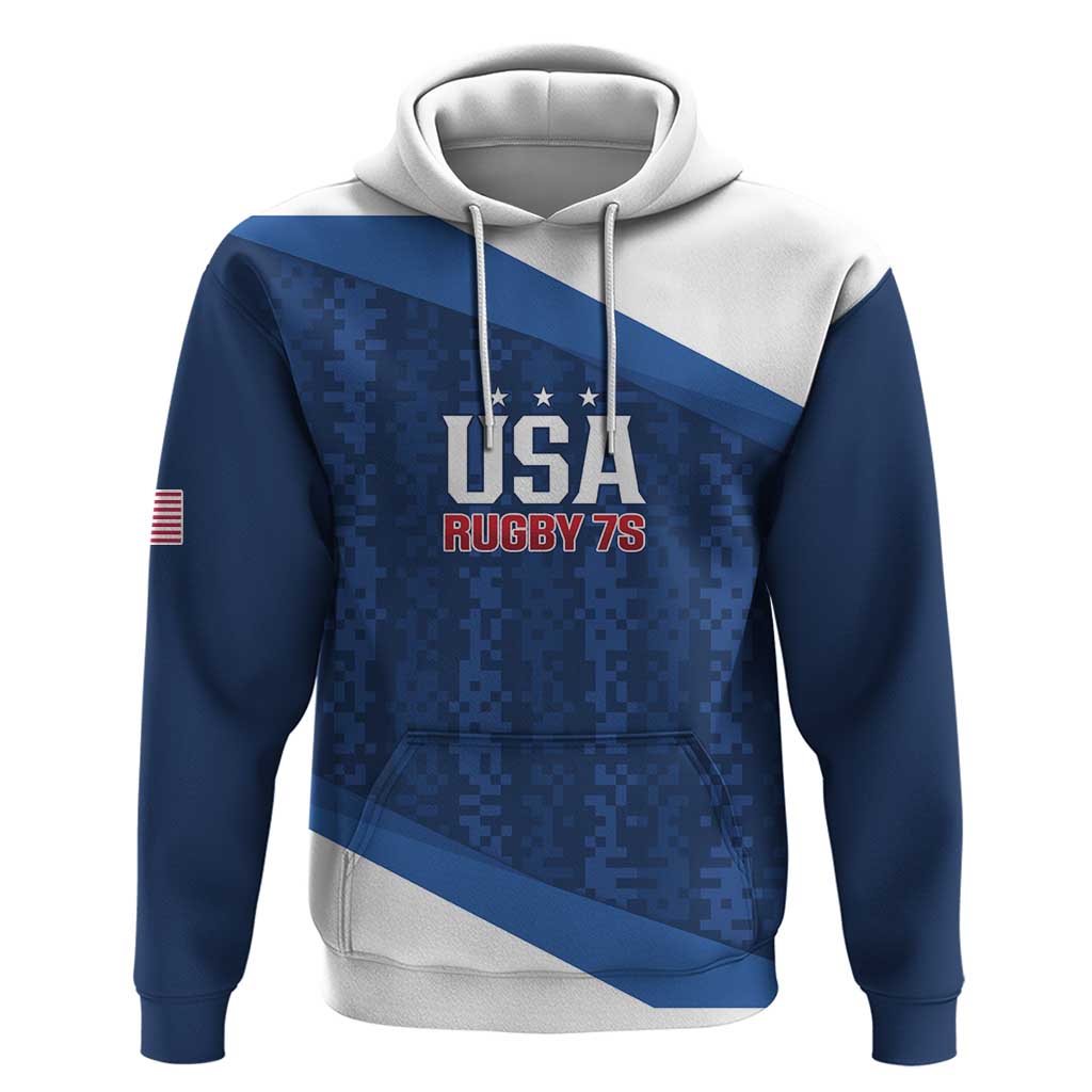 Custom USA Rugby 2025 Hoodie Go Champions Eagles - Wonder Print Shop