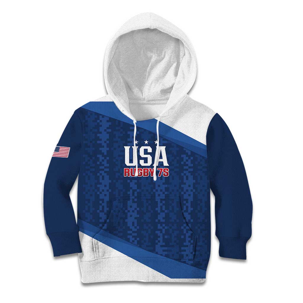 Custom USA Rugby 2025 Kid Hoodie Go Champions Eagles - Wonder Print Shop