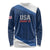 Custom USA Rugby 2025 Long Sleeve Shirt Go Champions Eagles - Wonder Print Shop