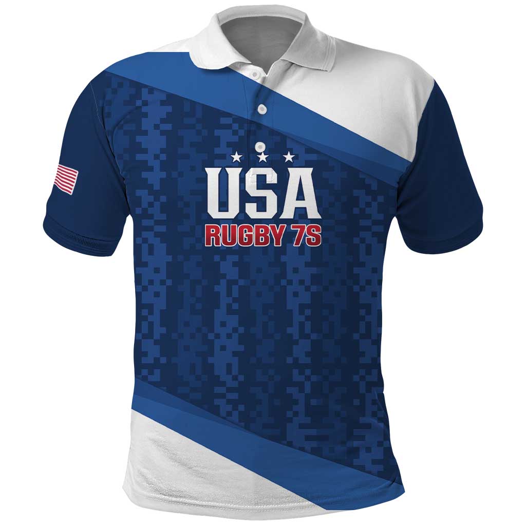 Custom USA Rugby 2025 Polo Shirt Go Champions Eagles - Wonder Print Shop