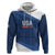 Custom USA Rugby 2025 Zip Hoodie Go Champions Eagles