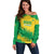 Custom Brasil Rugby 2025 Off Shoulder Sweater Go Champions Yaras