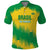 Custom Brasil Rugby 2025 Polo Shirt Go Champions Yaras - Wonder Print Shop