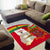 Ghana Independence Day Area Rug Gana Map Happy 67 Years Anniversary - Wonder Print Shop