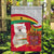 Ghana Independence Day Garden Flag Gana Map Happy 67 Years Anniversary - Wonder Print Shop