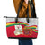 Ghana Independence Day Leather Tote Bag Gana Map Happy 67 Years Anniversary - Wonder Print Shop