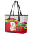 Ghana Independence Day Leather Tote Bag Gana Map Happy 67 Years Anniversary - Wonder Print Shop