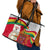 Ghana Independence Day Leather Tote Bag Gana Map Happy 67 Years Anniversary - Wonder Print Shop