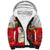 Ghana Independence Day Sherpa Hoodie Gana Map Happy 67 Years Anniversary - Wonder Print Shop