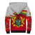 Ghana Independence Day Sherpa Hoodie Gana Map Happy 67 Years Anniversary - Wonder Print Shop