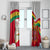 Ghana Independence Day Window Curtain Gana Map Happy 67 Years Anniversary - Wonder Print Shop