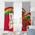 Ghana Independence Day Window Curtain Gana Map Happy 67 Years Anniversary - Wonder Print Shop