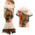 Africa International Women Day Couples Matching Mermaid Dress and Hawaiian Shirt African Pattern