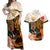 Africa International Women Day Couples Matching Off Shoulder Maxi Dress and Hawaiian Shirt African Pattern