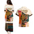 Africa International Women Day Couples Matching Puletasi and Hawaiian Shirt African Pattern