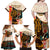 Africa International Women Day Family Matching Off Shoulder Maxi Dress and Hawaiian Shirt African Pattern