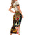 Africa International Women Day Family Matching Short Sleeve Bodycon Dress and Hawaiian Shirt African Pattern