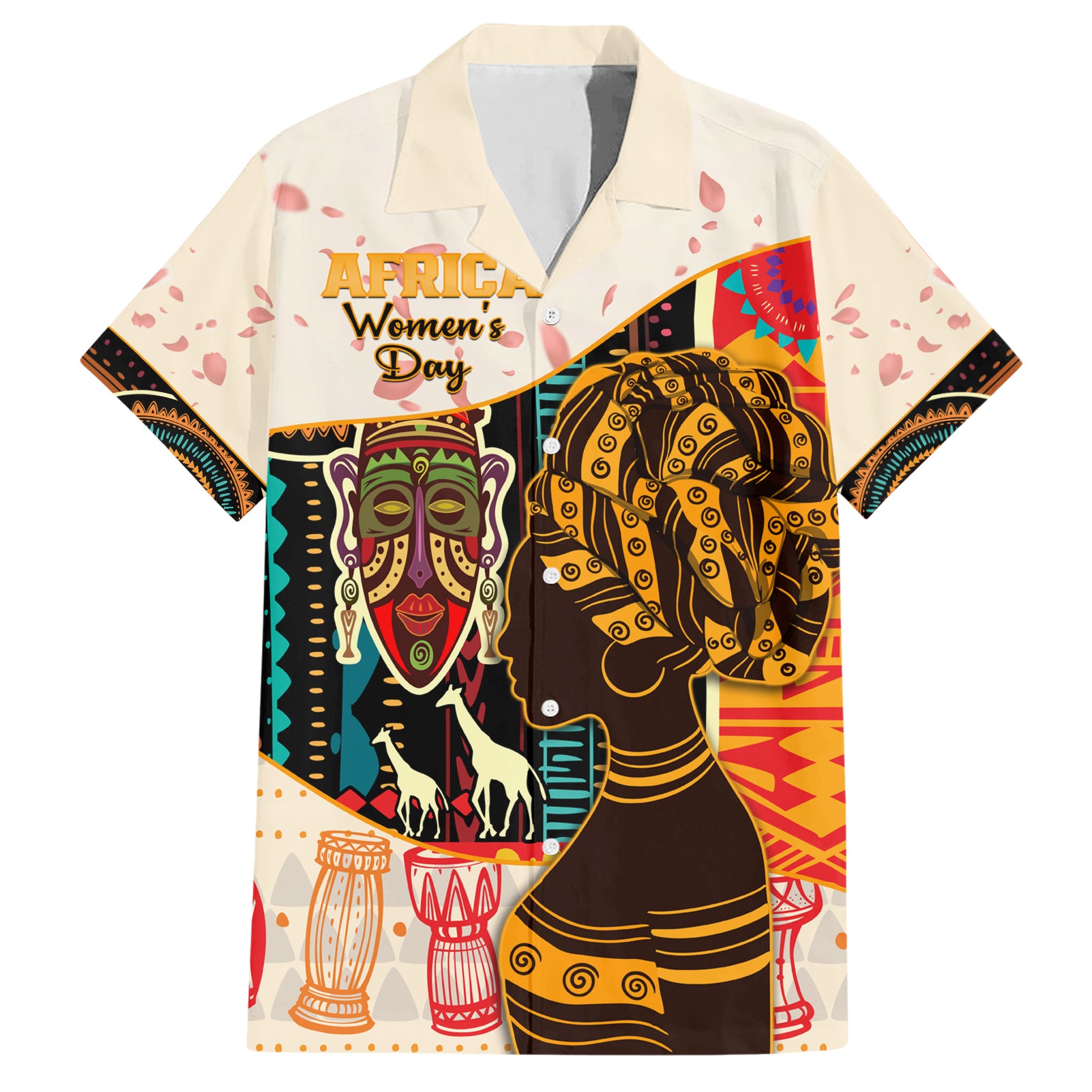 Africa International Women Day Hawaiian Shirt African Pattern