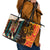 Africa International Women Day Leather Tote Bag African Pattern - Wonder Print Shop