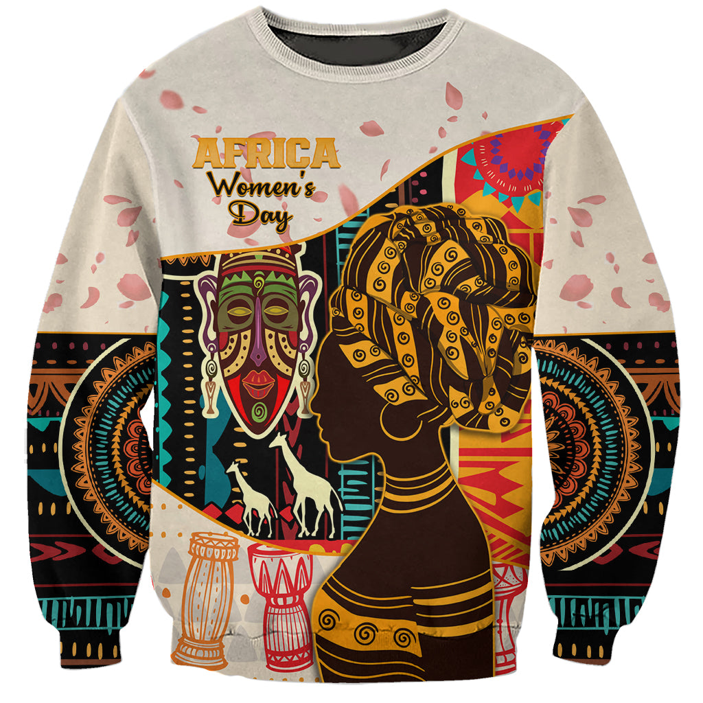 Africa International Women Day Sweatshirt African Pattern