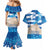 Personalised Greece Independence Day Couples Matching Mermaid Dress and Hawaiian Shirt Acropolis Mix Laurel Branch - Wonder Print Shop