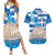 Personalised Greece Independence Day Couples Matching Summer Maxi Dress and Hawaiian Shirt Acropolis Mix Laurel Branch - Wonder Print Shop