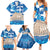 Personalised Greece Independence Day Family Matching Summer Maxi Dress and Hawaiian Shirt Acropolis Mix Laurel Branch - Wonder Print Shop