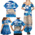 Personalised Greece Independence Day Family Matching Summer Maxi Dress and Hawaiian Shirt Acropolis Mix Laurel Branch - Wonder Print Shop