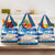 Greece Independence Day Grocery Bag Acropolis Mix Laurel Branch