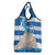 Greece Independence Day Grocery Bag Acropolis Mix Laurel Branch