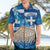 Personalised Greece Independence Day Hawaiian Shirt Acropolis Mix Laurel Branch - Wonder Print Shop