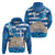 Personalised Greece Independence Day Hoodie Acropolis Mix Laurel Branch - Wonder Print Shop