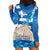 Personalised Greece Independence Day Hoodie Dress Acropolis Mix Laurel Branch - Wonder Print Shop