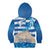 Personalised Greece Independence Day Kid Hoodie Acropolis Mix Laurel Branch - Wonder Print Shop