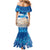 Personalised Greece Independence Day Mermaid Dress Acropolis Mix Laurel Branch - Wonder Print Shop