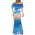 Personalised Greece Independence Day Mermaid Dress Acropolis Mix Laurel Branch - Wonder Print Shop