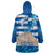 Personalised Greece Independence Day Wearable Blanket Hoodie Acropolis Mix Laurel Branch - Wonder Print Shop