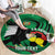 Custom Bolivia Football Round Carpet Andean Condor Vamo La Verde