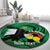 Custom Bolivia Football Round Carpet Andean Condor Vamo La Verde