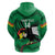 Custom Bolivia Football Zip Hoodie Andean Condor Vamo La Verde