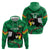 Custom Bolivia Football Zip Hoodie Andean Condor Vamo La Verde