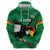 Custom Bolivia Football Zip Hoodie Andean Condor Vamo La Verde