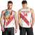 Custom Peru Football Men Tank Top La Bicolor Coat Of Arms Style