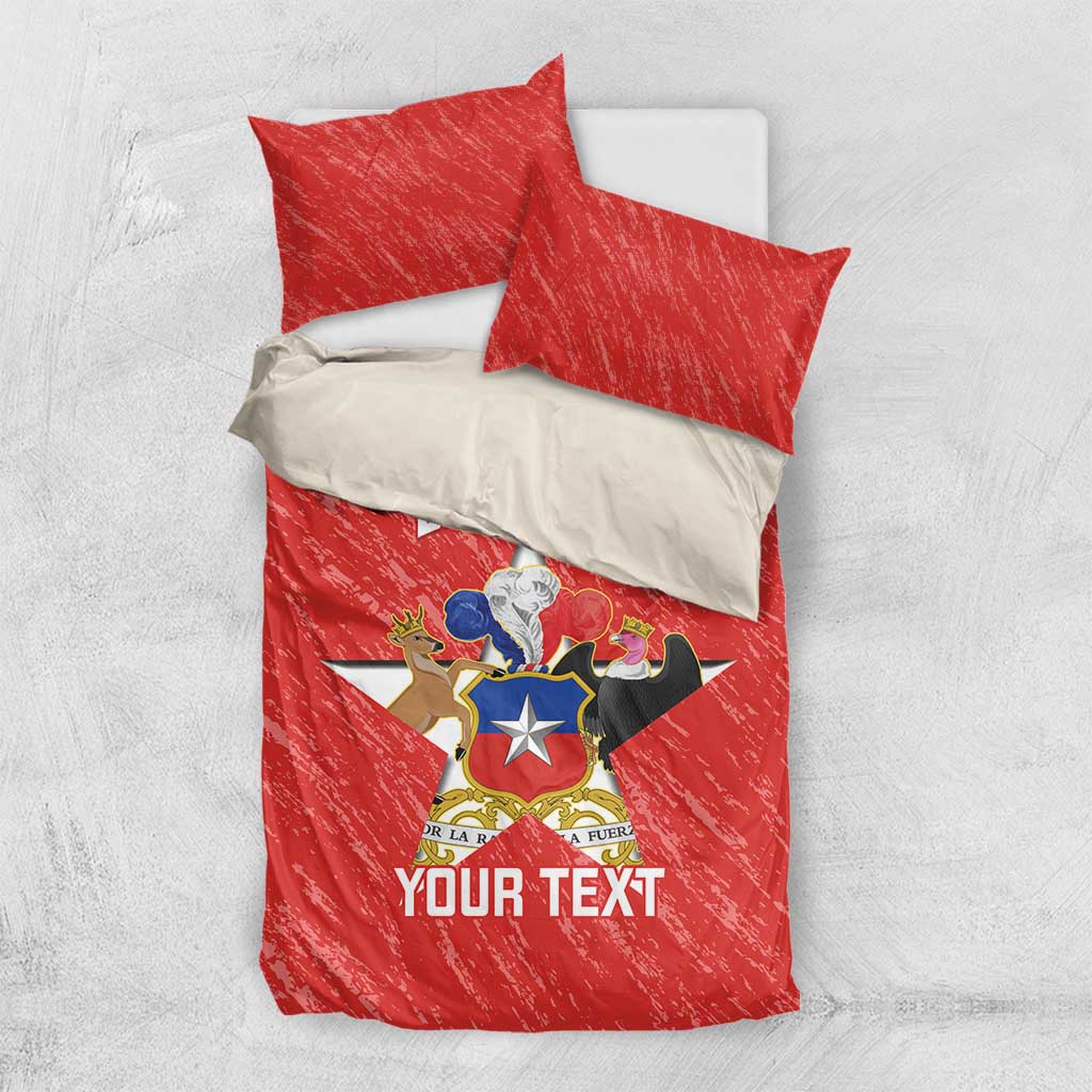 Custom Chile Football Bedding Set Vamos La Roja